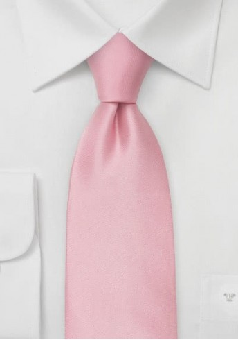 Limoges XXL-Krawatte rosa