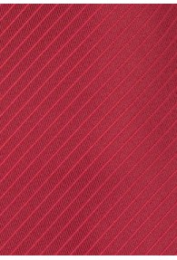 Clip-Krawatte in rot mit feinen Streifen