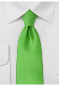 Mikrofaser-Clip-Krawatte unifarben grün