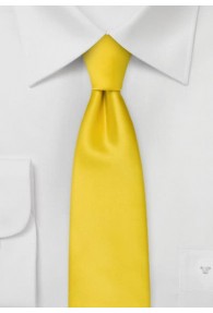 Schmale Krawatte  gelb