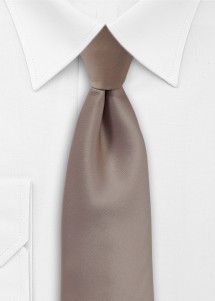 Uni Kinderkrawatte in Hellbraun