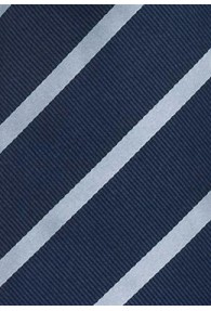 Kinder-Krawatte schmale Streifen in blau