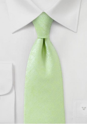 Modische Krawatte monochrom marmoriert blassgrün
