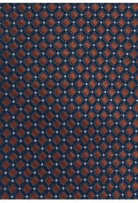 XXL-Krawatte strukturiert braun navyblau