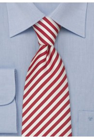 Clip-Krawatte kirschrot
