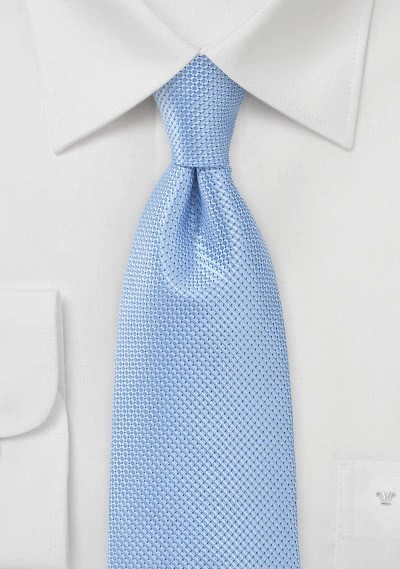 Krawatte Waffel-Oberfläche hellblau