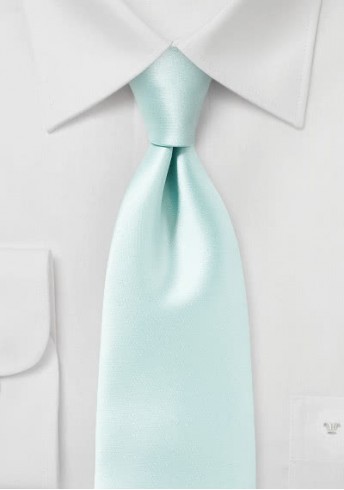 Businesskrawatte unifarben Mikrofaser mint Businesskrawatte unifarben Mikrofaser mint