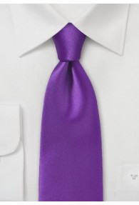 Businesskrawatte einfarbig Kunstfaser lila