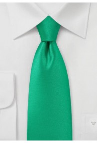 Krawatte monochrom Kunstfaser türkis