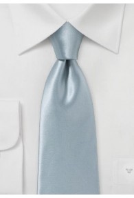 Krawatte italienische Seide grau einfarbig