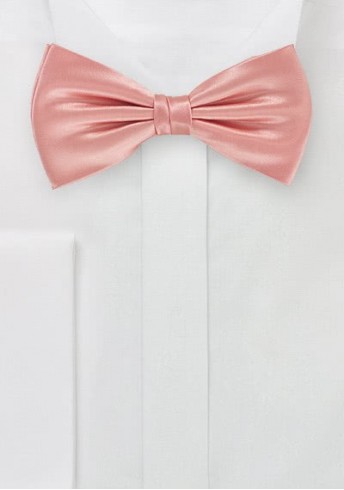 Herren-Schleife monochrom rosa italienische Seide Herren-Schleife monochrom rosa italienische Seide