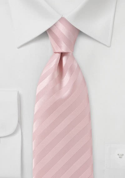 Streifen-Krawatte rosa