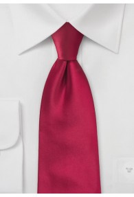 Kinder-Krawatte einfarbig Red-Pepper