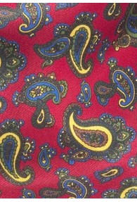 Krawattenschal rot Paisley