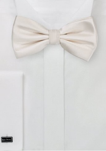 Herren-Schleife Kunstfaser creme Herren-Schleife Kunstfaser creme