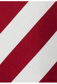 Lighthouse Clip-Krawatte rot/weiß