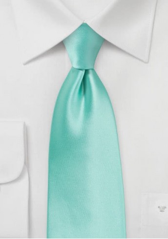 Stylische Krawatte mint Poly-Faser