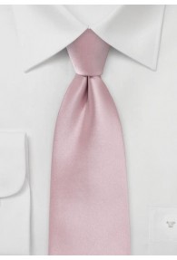 Auffallende Krawatte rose Kunstfaser