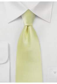 Modische Krawatte blassgelb Poly-Faser