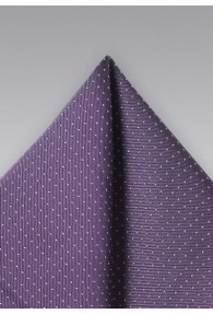 Pünktchen-Einstecktuch violett silber