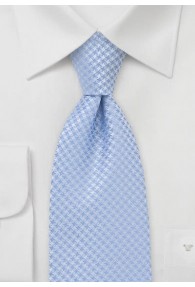 Krawatte hellblau Rauten-Dekor
