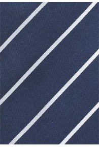 Krawatte navy Streifen