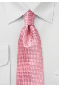 Businesskrawatte Gitter-Struktur rosa