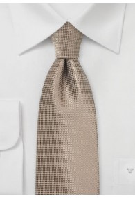 Krawatte Gitter-Struktur hellbraun