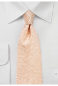 Markante Krawatte Linienkaro blassrosa