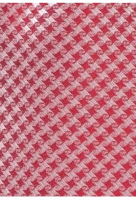 Krawatte Waffel-Struktur rot