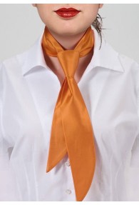 Service-Damenkrawatte orange Poly-Faser