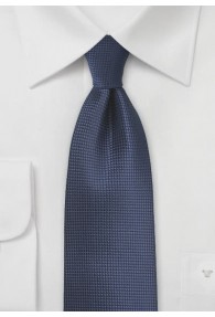 Krawatte einfarbig navy Struktur