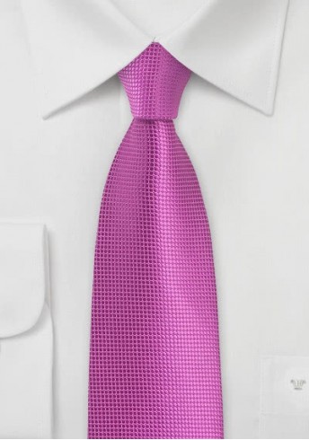 Krawatte unifarben magenta Struktur