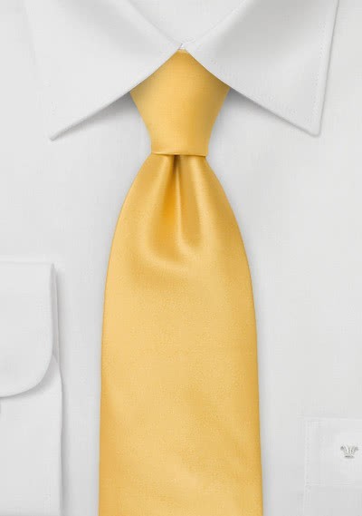 Moulins XXL-Krawatte in warmem gelb