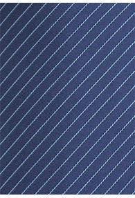 Krawatte navy Lamellen-Linien