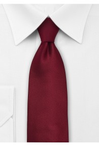 Krawatte klassisches Sherryrot