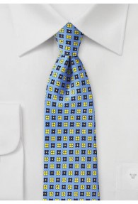 Krawatte himmelblau floral