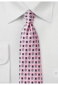 Krawatte Ornamenturen rosa