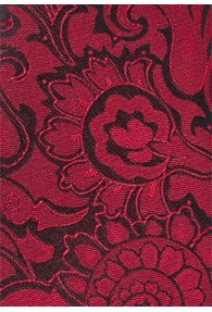 Markante Krawatte im Paisley-Design rot