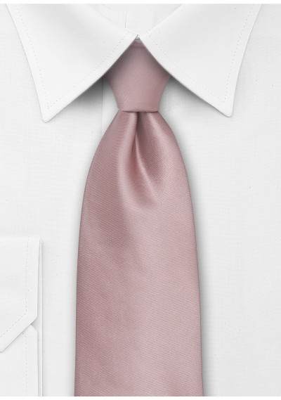 Elegante Krawatte in altrosa