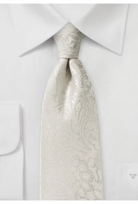 Markante Krawatte im Paisley-Look elfenbein