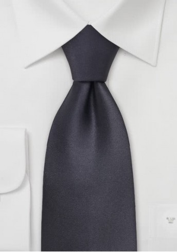 Clip-Krawatte anthrazit