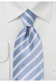 Krawatte Kinder Streifendesign taubenblau