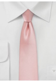 Schmale Krawatte in rosé