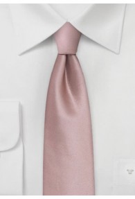 Schmale Krawatte in elegantem altrosé