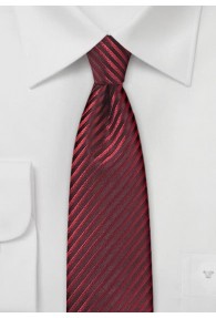 Krawatte schmal geformt mittelrot
