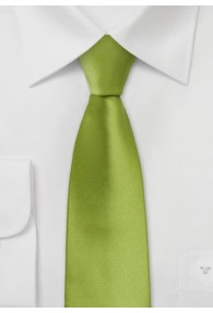 Limoges Schmale Krawatte apfelgrün
