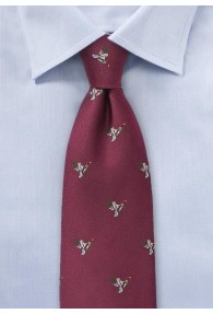Krawatte Fasan rot