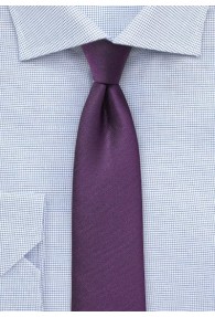 Krawatte einfarbig lila