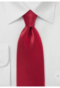 Kinder-Krawatte unifarben rot Linien